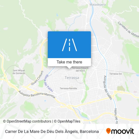Carrer De La Mare De Déu Dels Àngels map