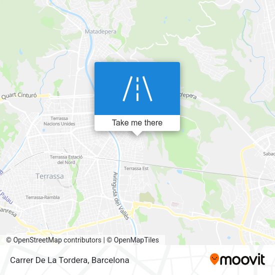 Carrer De La Tordera map