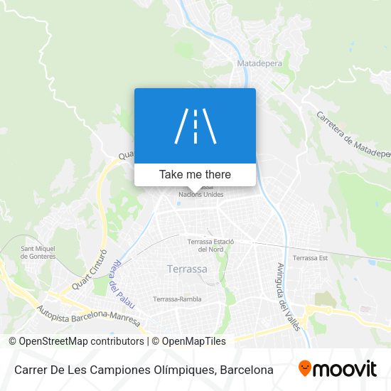 Carrer De Les Campiones Olímpiques map