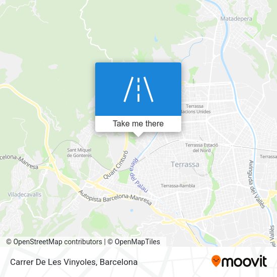 Carrer De Les Vinyoles map
