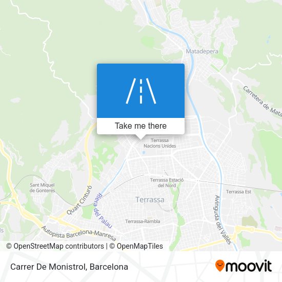Carrer De Monistrol map