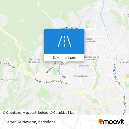 mapa Carrer De Newton