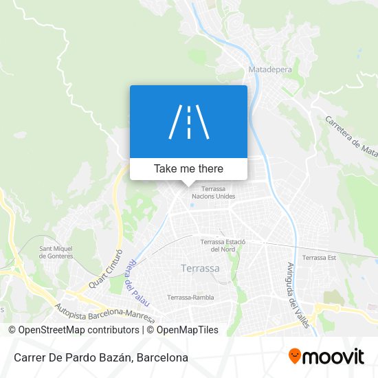 Carrer De Pardo Bazán map