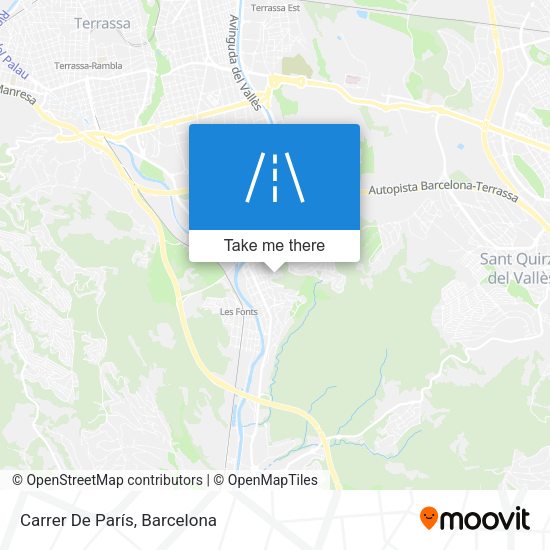 Carrer De París map