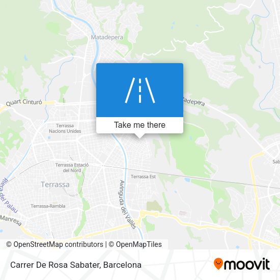 Carrer De Rosa Sabater map