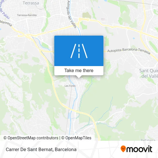 Carrer De Sant Bernat map