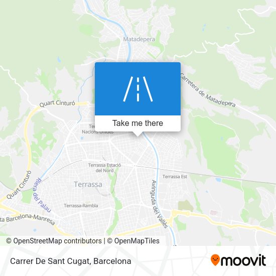 Carrer De Sant Cugat map