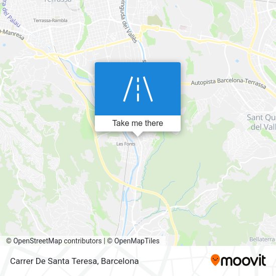 Carrer De Santa Teresa map