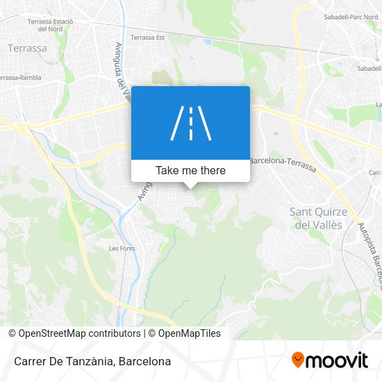 Carrer De Tanzània map