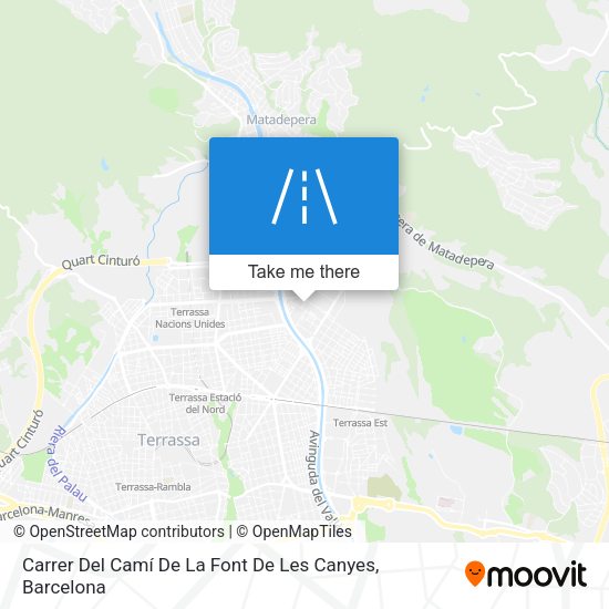 Carrer Del Camí De La Font De Les Canyes map