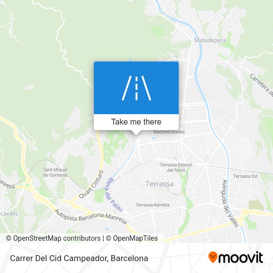 Carrer Del Cid Campeador map