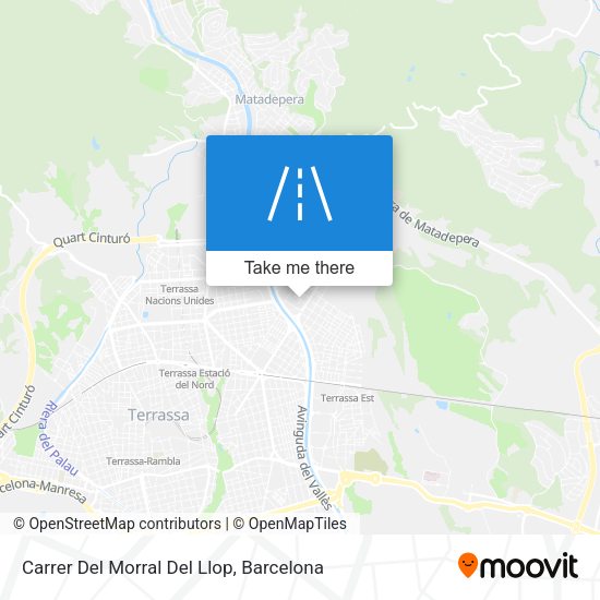 Carrer Del Morral Del Llop map