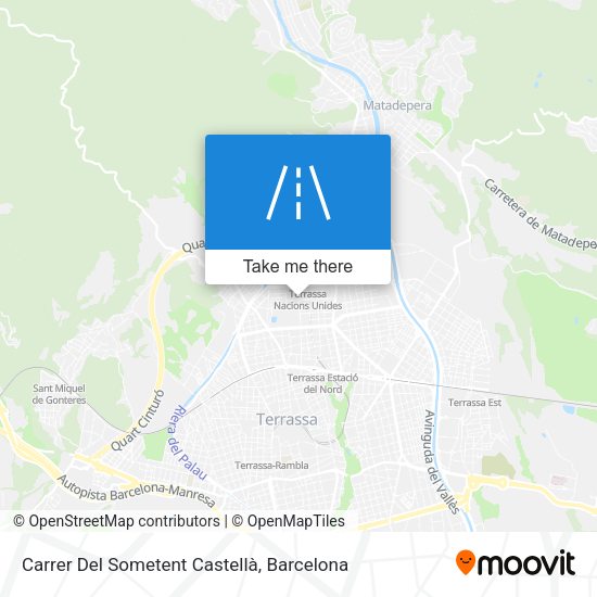 Carrer Del Sometent Castellà map