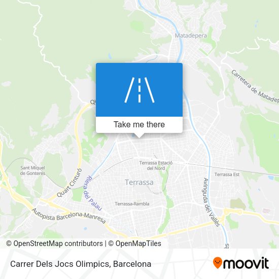 Carrer Dels Jocs Olimpics map
