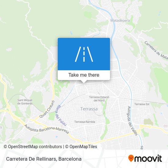 Carretera De Rellinars map