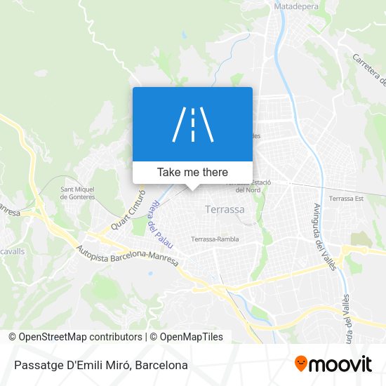 Passatge D'Emili Miró map