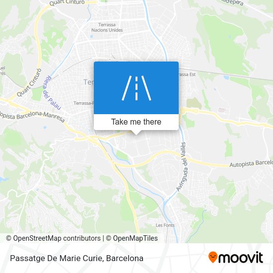 Passatge De Marie Curie map
