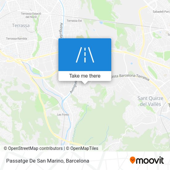 Passatge De San Marino map