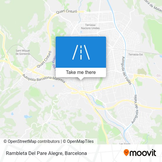 Rambleta Del Pare Alegre map