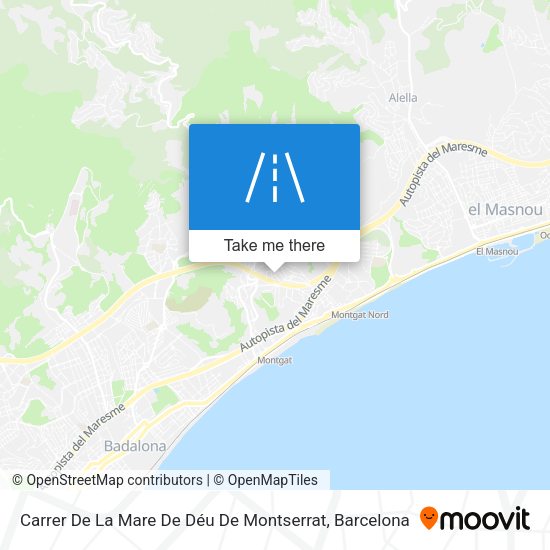 Carrer De La Mare De Déu De Montserrat map