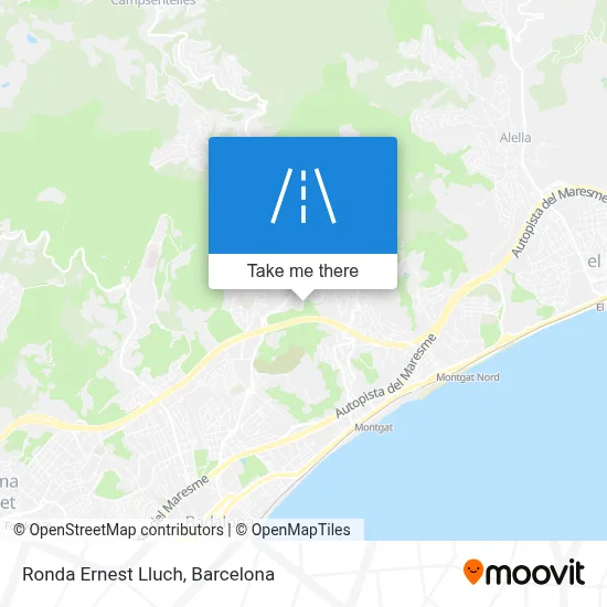 Ronda Ernest Lluch map