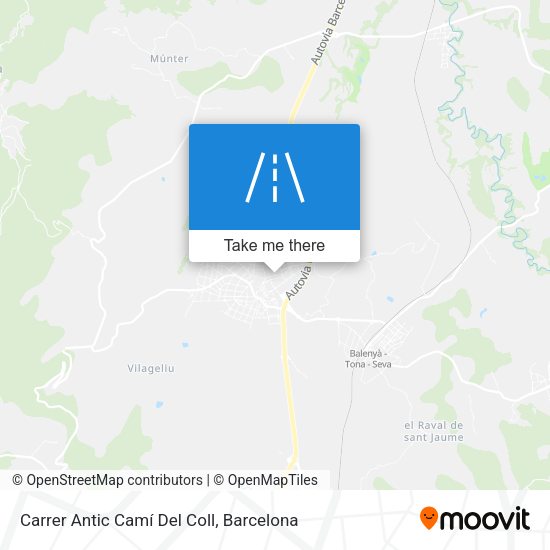 Carrer Antic Camí Del Coll map