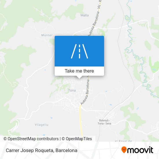 Carrer Josep Roqueta map