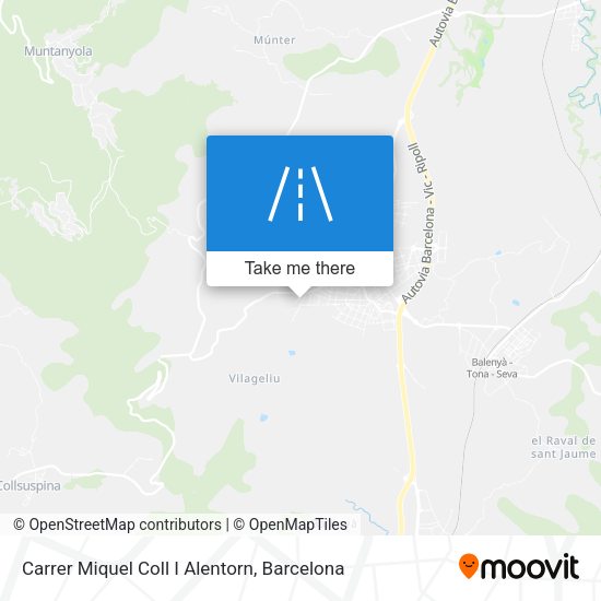 Carrer Miquel Coll I Alentorn map