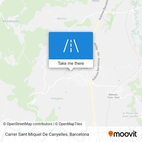 Carrer Sant Miquel De Canyelles map