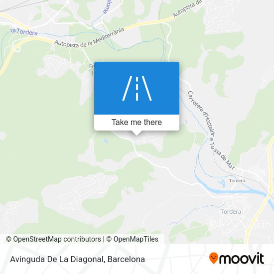 Avinguda De La Diagonal map