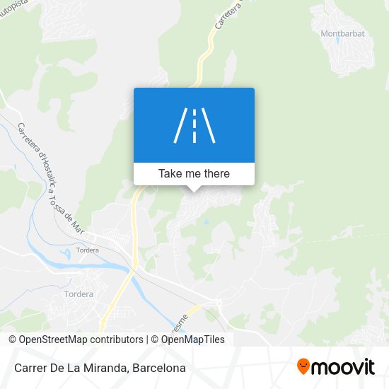 Carrer De La Miranda map