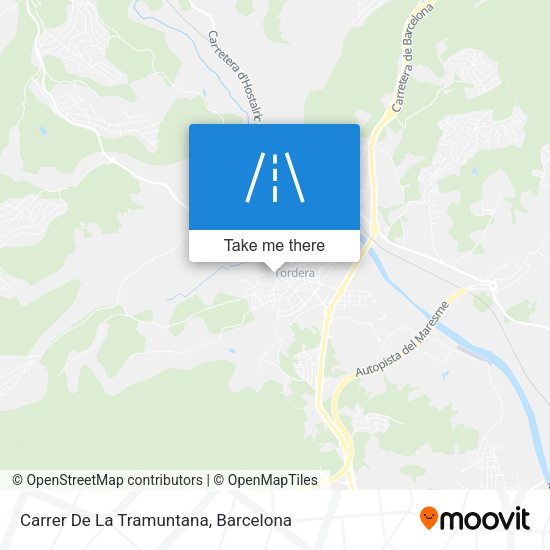 Carrer De La Tramuntana map