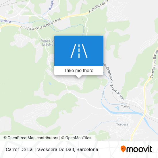Carrer De La Travessera De Dalt map