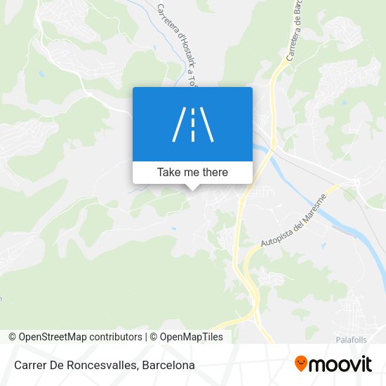 Carrer De Roncesvalles map