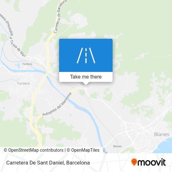 Carretera De Sant Daniel map