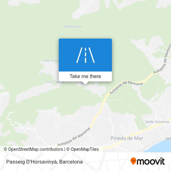 Passeig D'Horsavinyà map