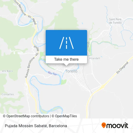 Pujada Mossèn Sabaté map