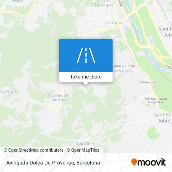 Avinguda Dolça De Provença map