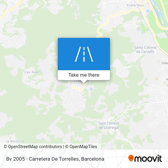 Bv 2005 - Carretera De Torrelles map