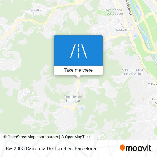 Bv- 2005 Carretera De Torrelles map