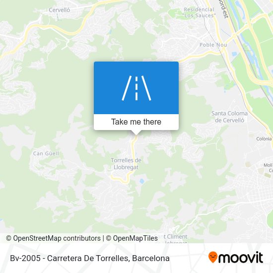 Bv-2005 - Carretera De Torrelles map