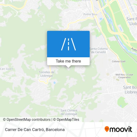 Carrer De Can Cartró map