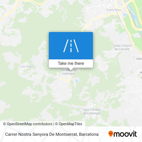 Carrer Nostra Senyora De Montserrat map
