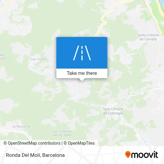 Ronda Del Molí map