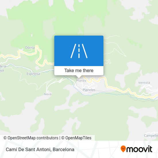 Camí De Sant Antoni map