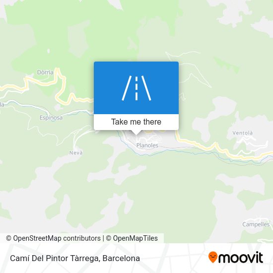 Camí Del Pintor Tàrrega map