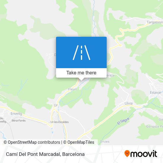 Camí Del Pont Marcadal map
