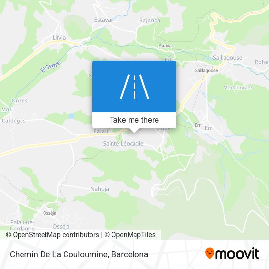 Chemin De La Couloumine map