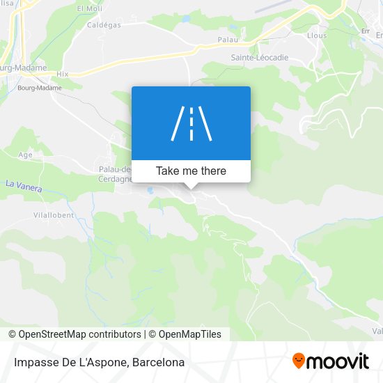 Impasse De L'Aspone map