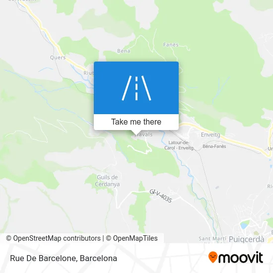 Rue De Barcelone map